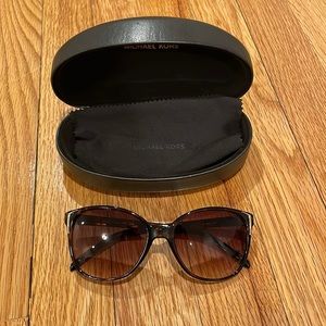 Michael Kors. Brown Sunglasses. Never worn. With Case & Cloth.